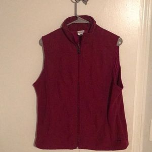 Columbia Fleece Vest -Fuchsia/Darker Pink Size L